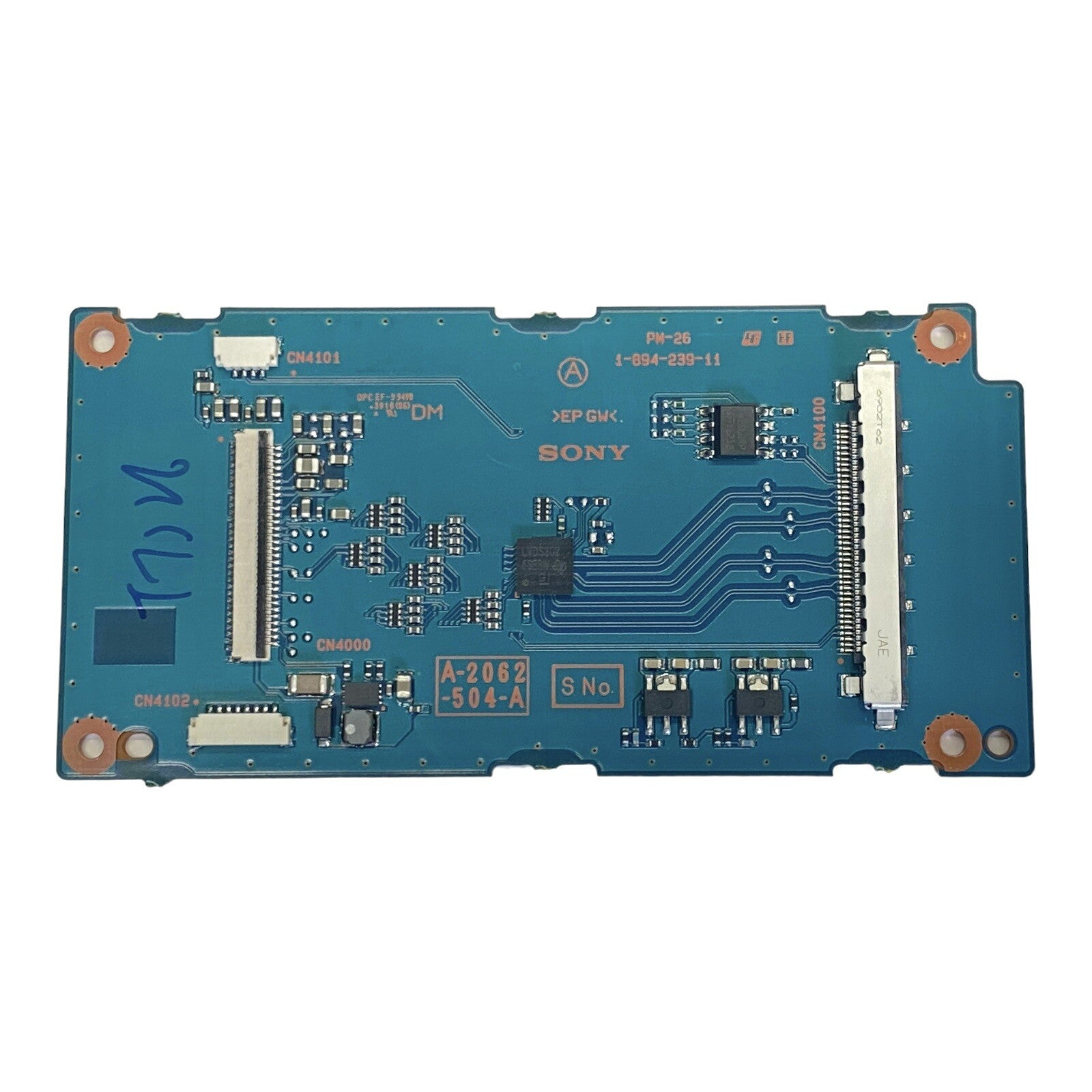 Sony PXW-FS7 LCD PCB PM-26 Genuine Sony Replacement Part