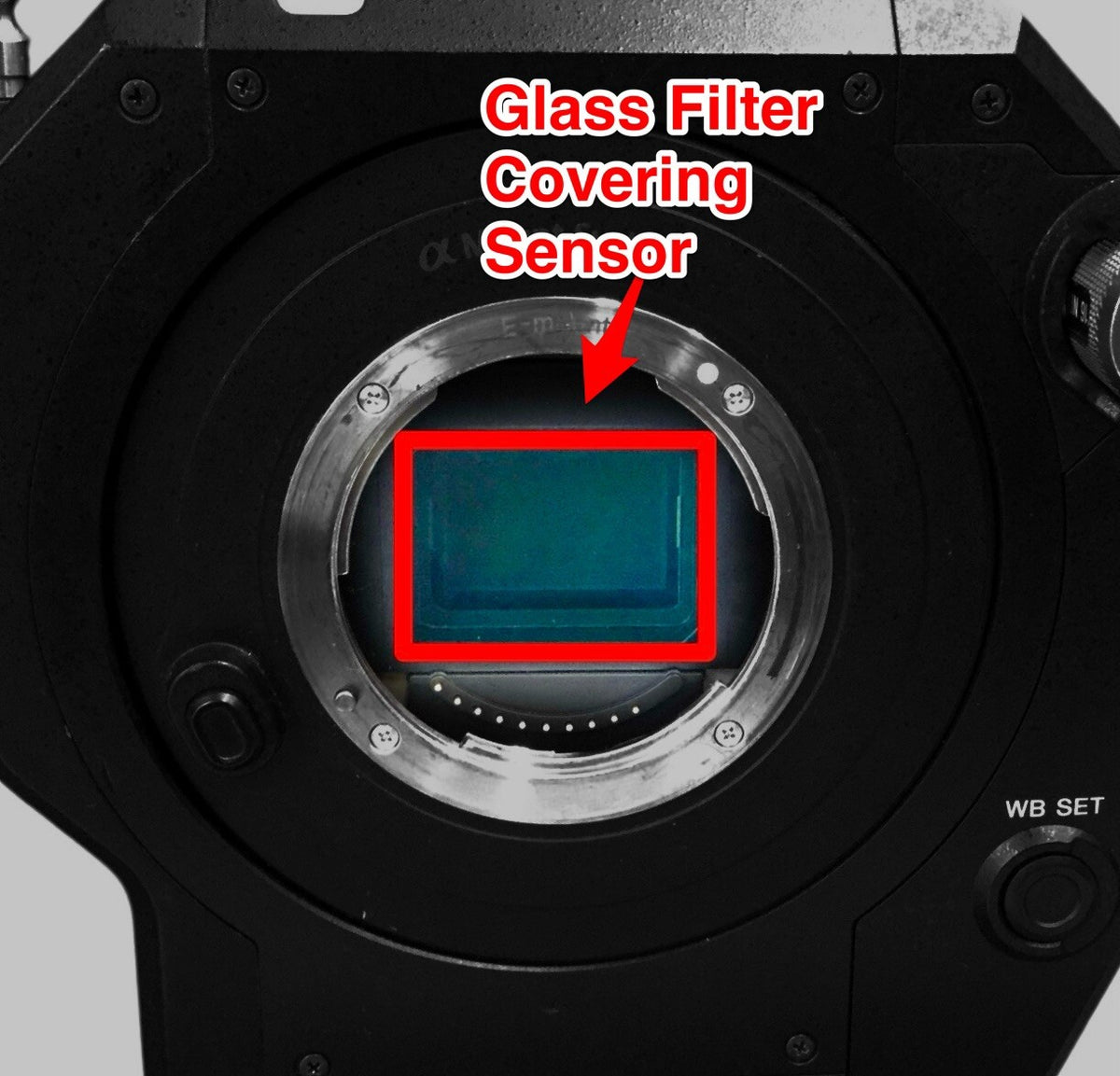 Sony PXW-FS7 Filter That Sits Over Sensor Replacement Part Genuine Sony