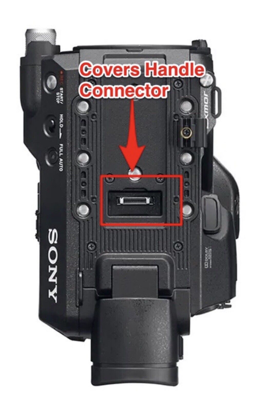 Sony FS5 Handle Grip Cover on Body Replacement Repair Part Genuine Sony