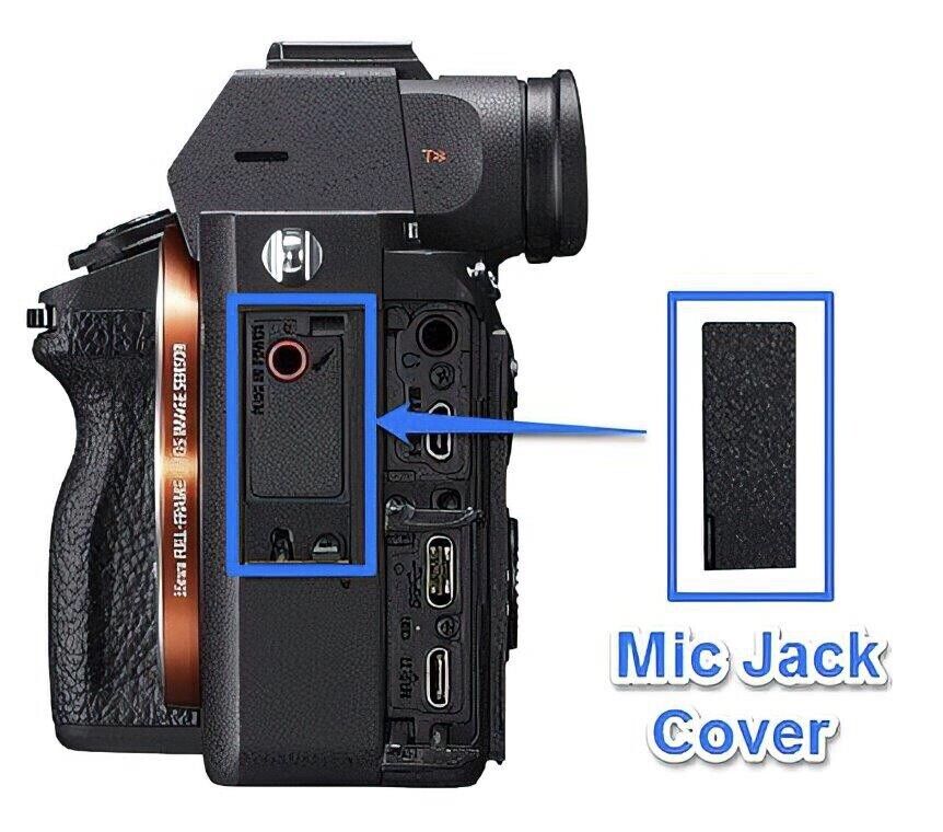 Sony A7R III Microphone Jack Cover Lid Replacement Part Repair Genuine Sony
